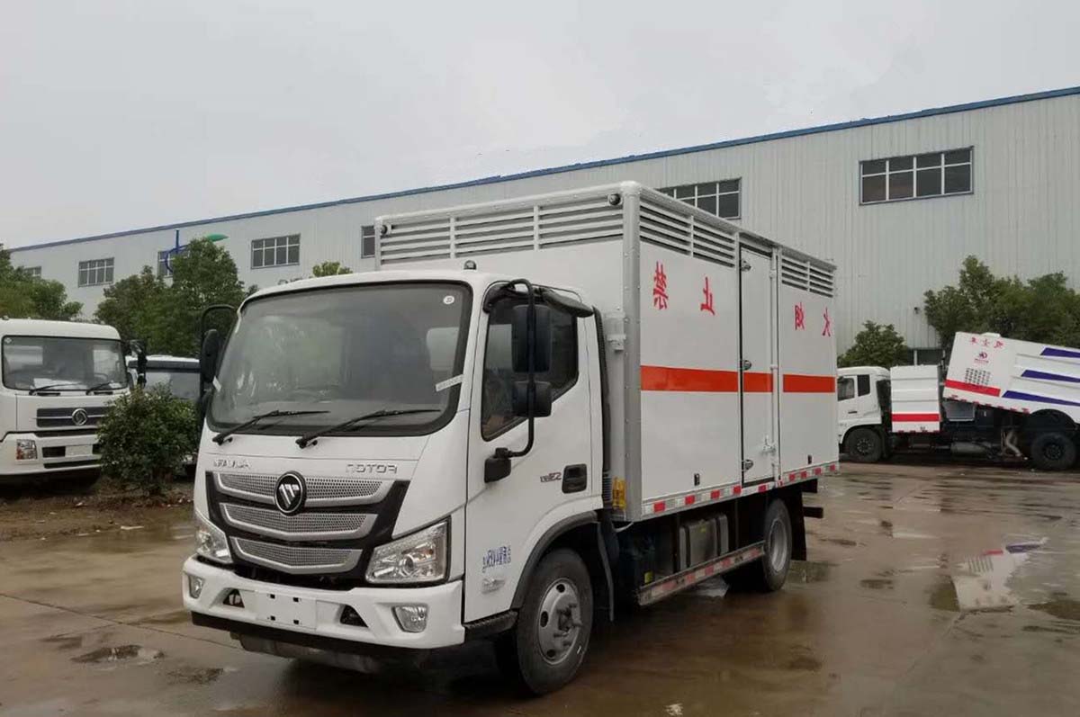 歐馬可4.1米(藍牌)氣體廂式運輸車